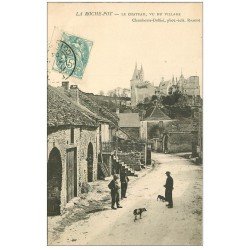 21 LA ROCHE-POT. Le Château vu du Village 1904