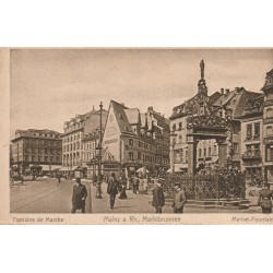 MAINZ. Marktbrunnen Market Fountain 1924