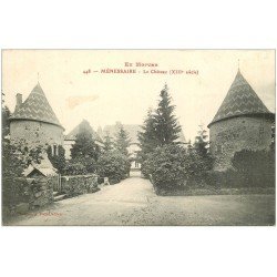 carte postale ancienne 21 MENESSAIRE. Le Château 1915