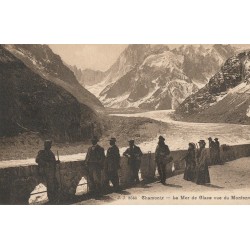 74 CHAMONIX. La Mer de Glace vue du Montenvers