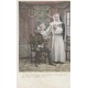 Lot de 5 cartes postales anciennes " LA PREMIERE DOULEUR " Bonne Soeur et militaire