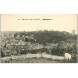 carte postale ancienne 21 MONTBARD. Vue générale