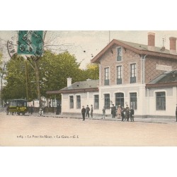 94 SAINT-MAUR-DES-FOSSES. La Gare 1913 Hippomobile pour le Parc et la Pie