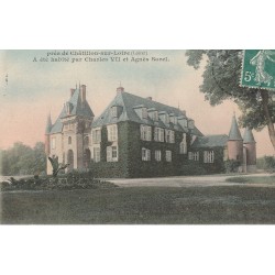 45 CHÂTILLON-SUR-LOIRE. Château de Courcelles-le-Roy habité par Charles VII et Agnès Sorel 1909