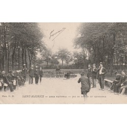 94 SAINT-MAURICE. Asile National Jeu de Boules et Quinconce 1904