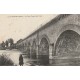 18 LE GUETIN. Le Pont Canal avec fillette