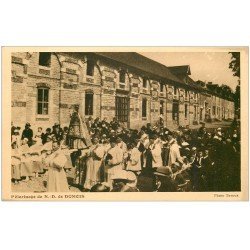 carte postale ancienne 21 Pélerinage de Notre-Dame de DOMOIS. La Procession