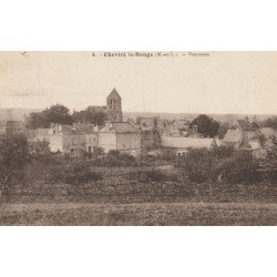 49 CHEVIRE-LE-ROUGE. Panorama sur le Village et son Eglise 1933