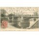 carte postale ancienne 21 PONTAILLER-SUR-SAONE. Le Grand Pont 1904