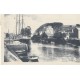 29 QUIMPER. Bateau de Pêcheurs à voile et vue sur l'Odet 1957