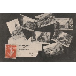 93 BAGNOLET. Un Bonjour en multivues 1913