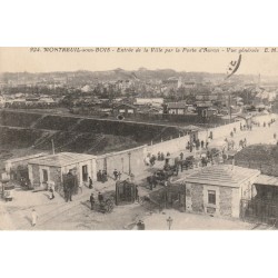 93 MONTREUIL. L'Octroi à l'Entrée de la Ville par la Porte d'Avron 1937