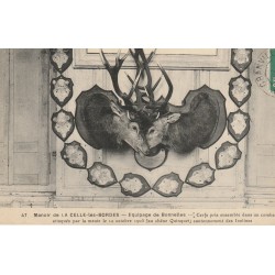 78 LA CELLE-LES-BORDES. Equipage de Bonnelles au Manoir, Cerfs pris dans un combat 1913