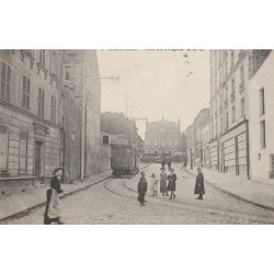 93 BAGNOLET. Tramways électriques rue du Progrès et la Mairie