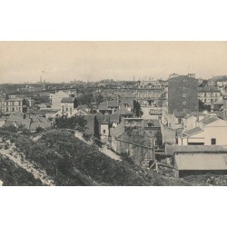 93 BAGNOLET. Vue générale sur la Mairie et les Fortifications