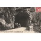 63 Vallée de la Sioule. Tunnel dans le roc passage route de Châteauneuf à Ebreuil 1935
