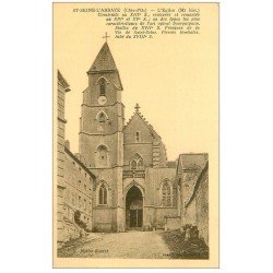 carte postale ancienne 21 SAINT-SEINE-L'ABBAYE. l'Eglise