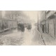 93 SAINT-DENIS. Attelage Le Génie rue du Port pendant la crue de 1910...