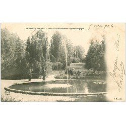 carte postale ancienne 21 SAINT-SEINE-L'ABBAYE. Parc Etablissement Hydrothérapique 1904