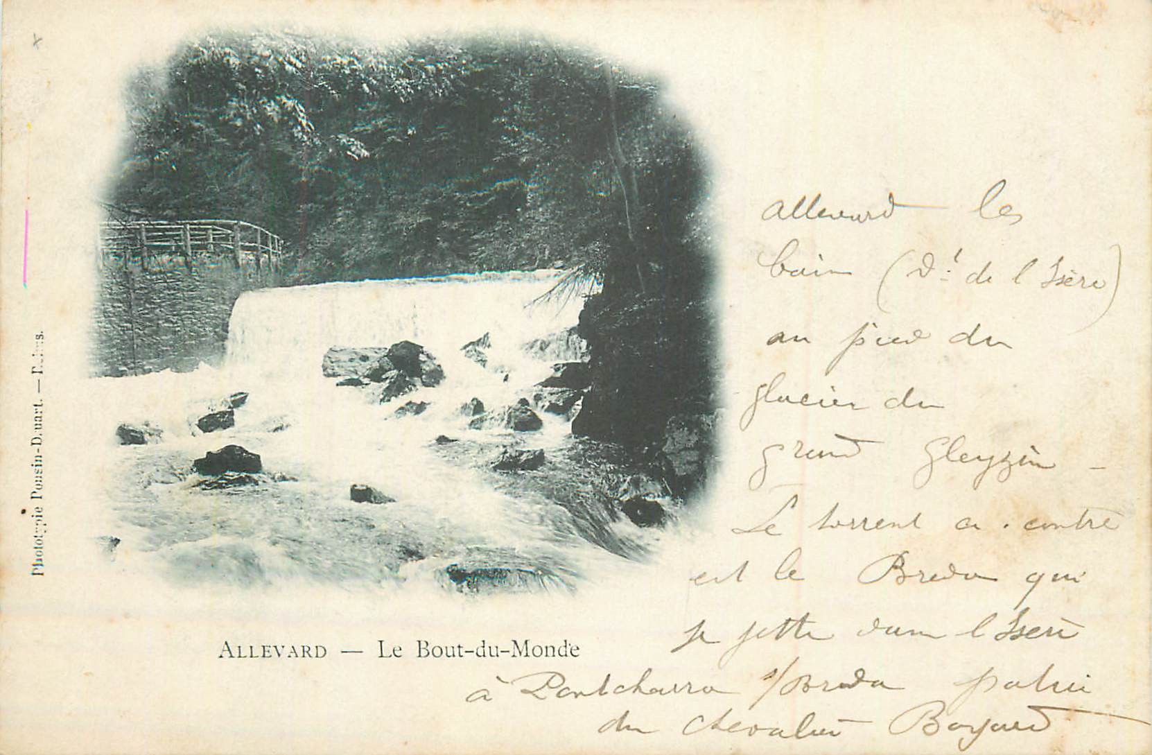 38 ALLEVARD. Le Bout-du-Monde vers 1900