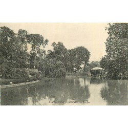 91 VERRIERES-LE-BUISSON. L'Embarcadère sur le Lac vers 1910