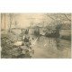 carte postale ancienne 03 LURCY LEVY. Le Lavoir. Lavandières et Laveuses