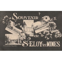63 SAINT-ELOY-LES-MINES. Souvenir en multivues