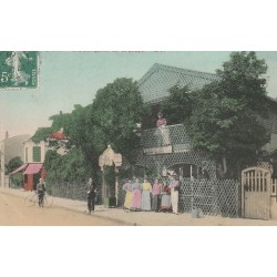 93 BAGNOLET. Une Guinguette sur la Dhuys 1908