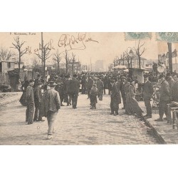 93 MONTREUIL-SOUS-BOIS. Le Marché aux Puces 1905