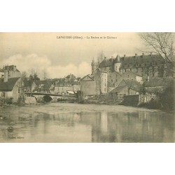 03 LAPALISSE. Pont sur la Besbre et le Château