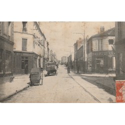 93 BAGNOLET. Boulangerie et Café rue de Vincennes 1913 devenue rue Robespierre...
