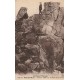 23 LE BOURG-D'HEM. Personnage sur les Rochers Gallet sur les bords de la Creuse