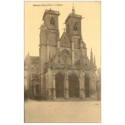 carte postale ancienne 21 SEMUR. Eglise