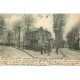 5 x cpa 93 NOISY-LE-SEC. Arrêt du Tram rues Forge et Goulet, Hôpital St-Antoine de Padoue, Mairie et la Vierge vers 1900