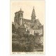 carte postale ancienne 21 SEMUR. Eglise Notre-Dame et Remparts