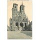 carte postale ancienne 21 SEMUR. Façade Eglise Notre-Dame