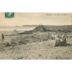 35 PARAME. La Plage et les Rochers 1909 La Hoguette