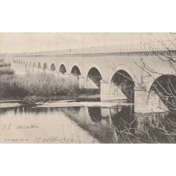 58 LE GUETIN. Le Pont Canal sur l'Allier 1904