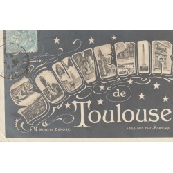 31 TOULOUSE. Souvenir en multivues fantaisie 1905