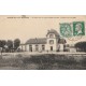 55 POUILLY-SUR-MEUSE. La Gare sur la ligne Sedan-Verdun 1923