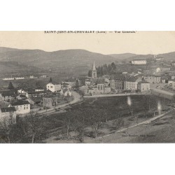 42 SAINT-JUST-EN-CHEVALET. Vue générale sur le Village 1907