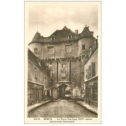 carte postale ancienne 21 SEMUR. Porte Sauvigny