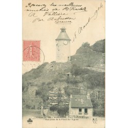 23 AUBUSSON. Tour de l'Horloge vue de la Place de l'Eglise 1904