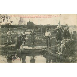 44 LE POULIGUEN. Parc de la Gare Tartoué pour pêches Homards, Langoustes, Huîtres, Palourdes... 1906