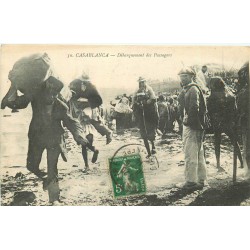 CASABLANCA. Débarquement des Passagers 1914