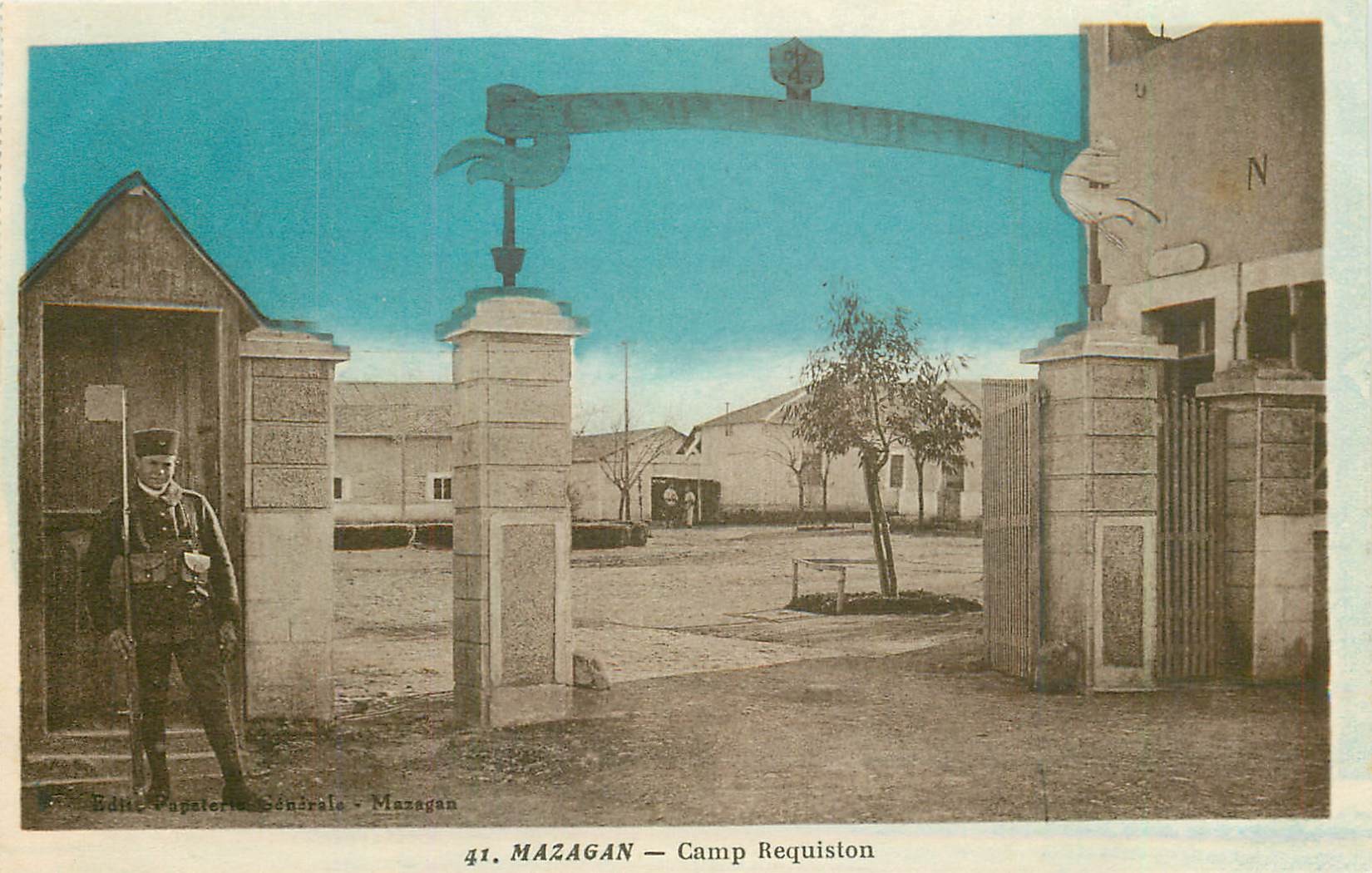 Maroc MAZAGAN. Camp Requiston Caserne militaires