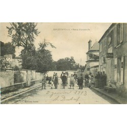 78 GOUSSONVILLE. Epicerie journaux Route d'Arnouville 1913