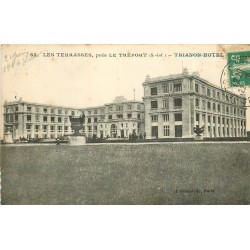 76 LE TREPORT LES TERRASSES. Trianon Hôtel 1914