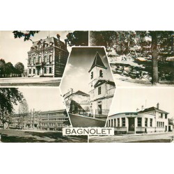93 BAGNOLET. Mairie, Square, Eglise, Ecoles et P.T.T