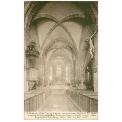 carte postale ancienne 21 VITTEAUX. L'Eglise avec Orgue du XV siècle